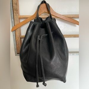 Madewell leather backpack